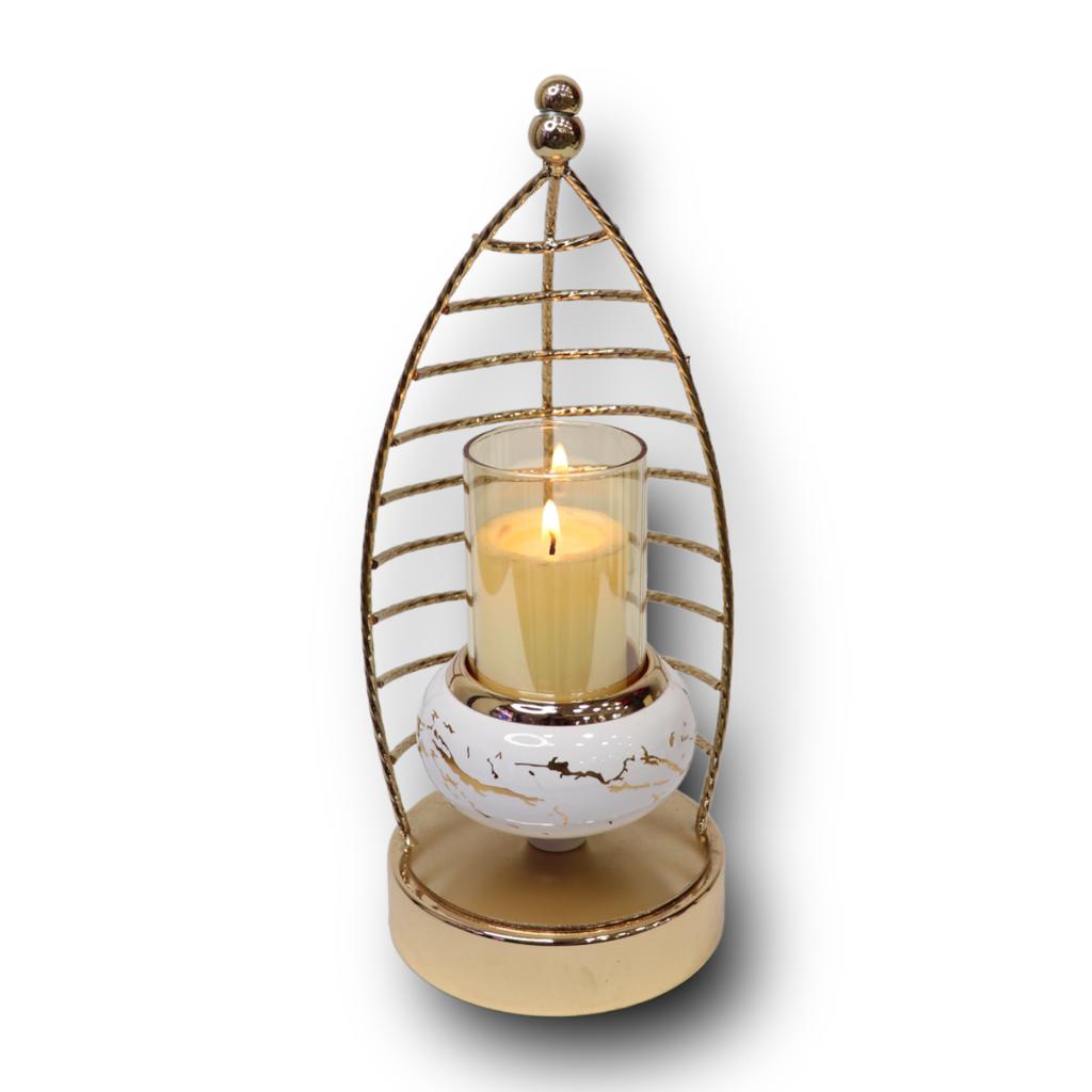 candelabro antorcha banco