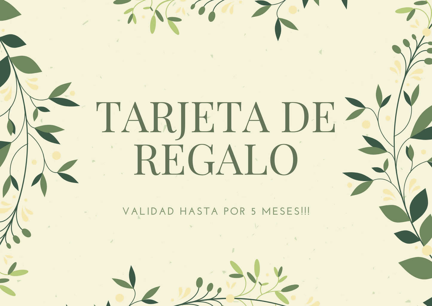 TARJETA DE REGALO